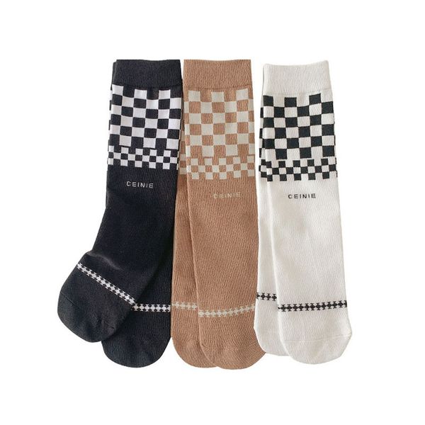 

kids socks girls knit knee high baby accessories leg warmers children clothes cotton long stocking children's korean version boys and t, Pink;yellow