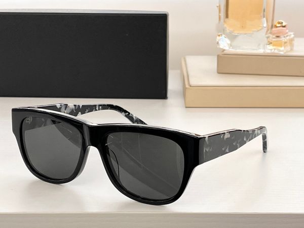 

sunglasses for women men summer 0211 fluorescent color letters style anti-ultraviolet retro plate full frame glasses random box 0211s, White;black