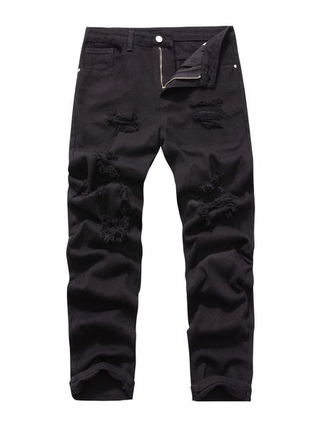 

men ripped zipper fly jeans j1vg#, Blue