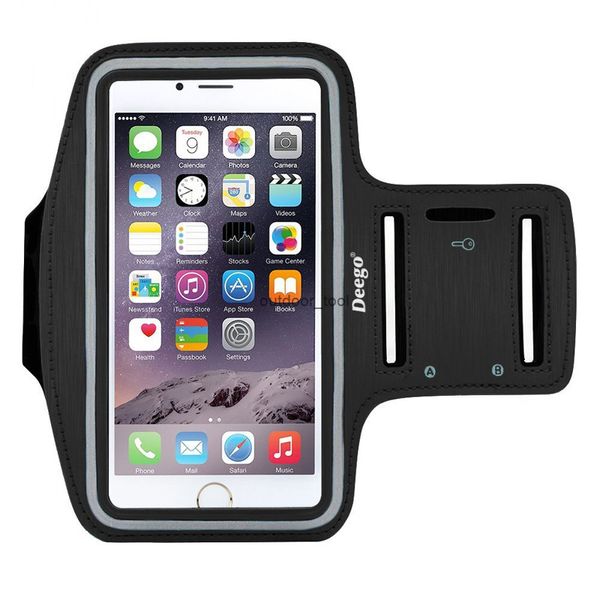 Custodia da braccio per supporto per telefono sportivo da 4-6 pollici per palestra Samsung Custodia per fascia da braccio per borsa per telefono da corsa per iPhone XiaoMi Huawei