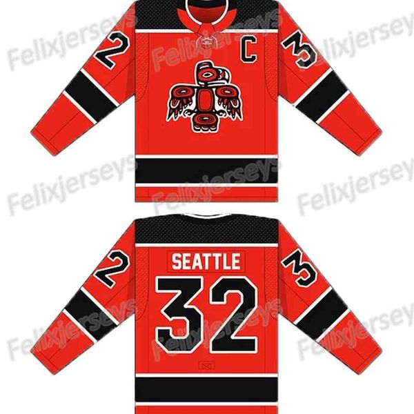 

seattle totems hockey jerseys custom any name and number all stitched jersey fast, Black
