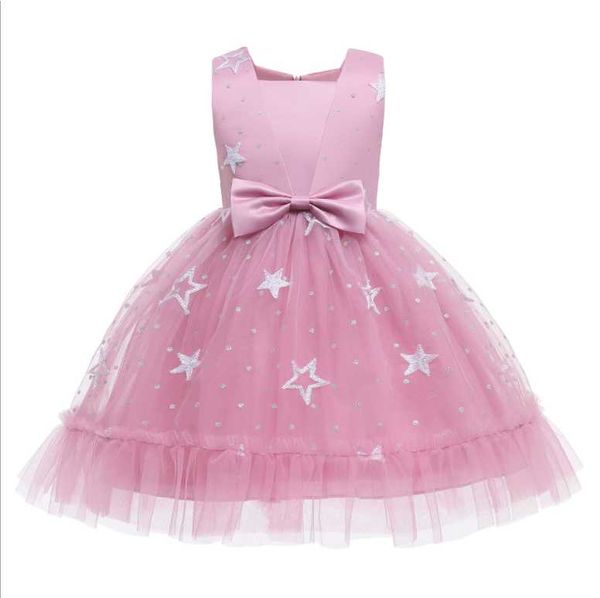 Kinder Kostüme Stickerei Elegante Prinzessin Zeremonie Kleider Für Mädchen Hochzeit Kleid Ball Kinder Kleidung Vestidos 3-10Y