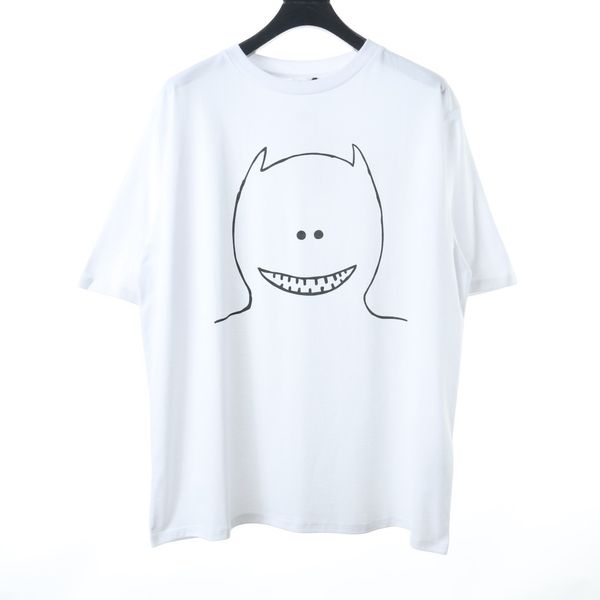 

women's plus size t-shirt men round neck embroidered and printed polar style summer wear with street pure cotton men re3, Black