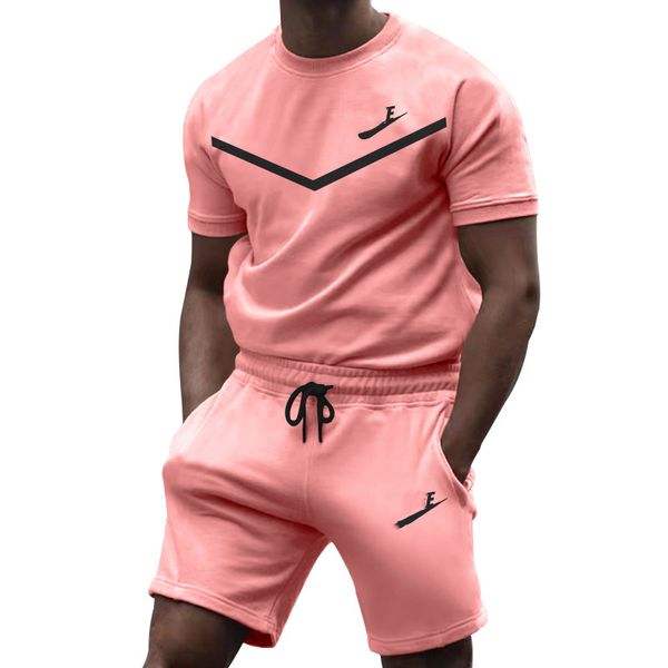 

shorts mens designer and tracksuits t-shirts tracksuits men casual set running two piece suit jogging suits 45kk, Gray