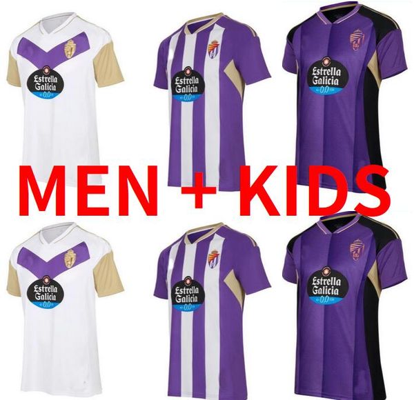 

22 23 real valladolid soccer jersey weissman fede s. sergi plano oscar . olaza r.alcaraz camisetas de futbol 21/22 men kids kit socks full, Black;yellow