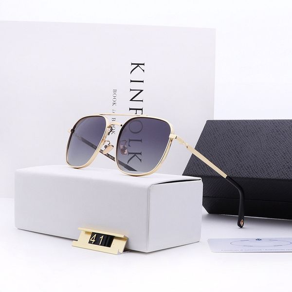 Sommer Hohe Qualität Berühmte Sonnenbrille Übergroße Flache Top Design Männer Frauen Sonnenbrille Kette Frauen Quadratischen Rahmen Mode Strand Mit box