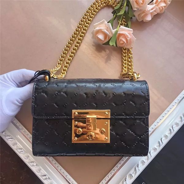 

luxury brand shoulder bags bags padlock shima small chain shoulder bag canvas g women crossbody bags size: 20x12.7x7.6cm u68a