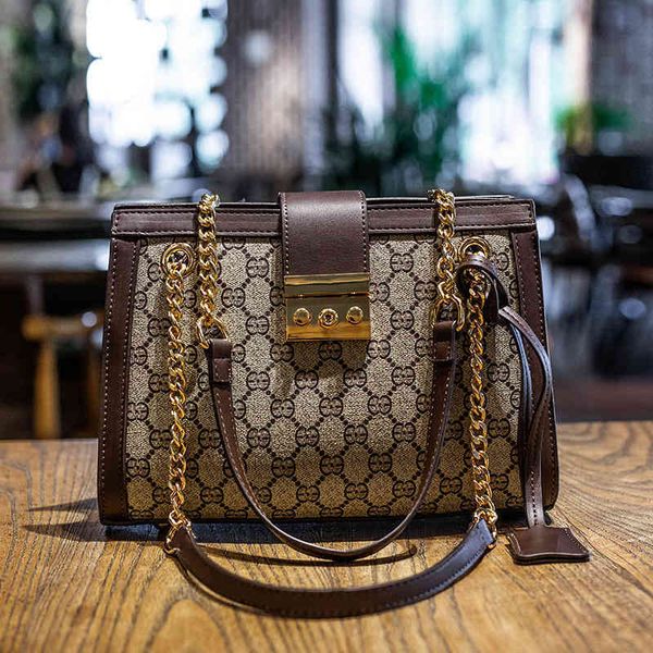 

handbag old decor fashion large capacity red texture french foreign style portable shoulder