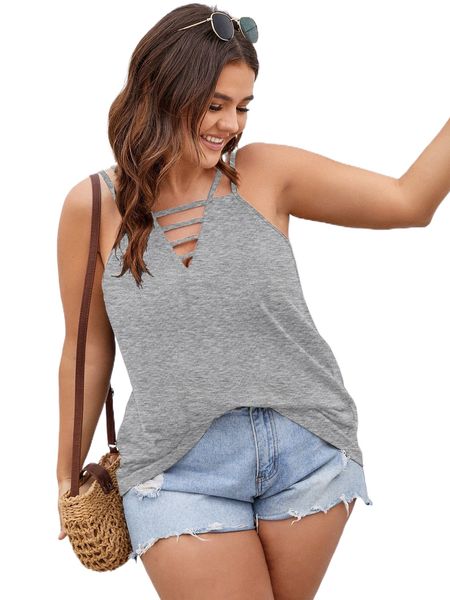 

plus cut out cami j9nr#, Black