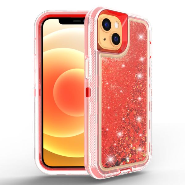 

quicksand phone cases for iphone 13 12 11 pro x xr xs max 7 8 plus with bling liquid glitter floating defender water flowing cover