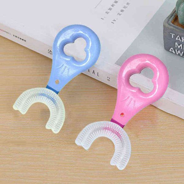 

toothbrush u shaped children's toothbrush baby manual cleaning tool oral care 0312