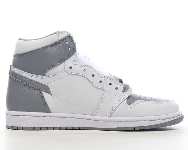 

shoes jumpman 1 high og 'stealth' basketball white grey outdoor trainers sports sneaker