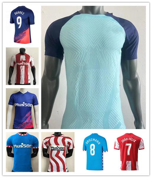 

21 22 23 atletico soccer jerseys de joÃ£o fÃ©lix 2022 2023 madrids suarez correa koke dembÃ©lÃ© carrasco m.llorente diego costa kids full set ki, Black;yellow