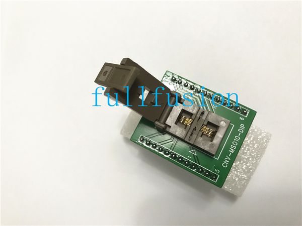 MSOP10-DIP Programlama Adaptörü MSOP10 0.5mm Pitch IC Vücut Boyutu 3.0mm Sokette Yanık