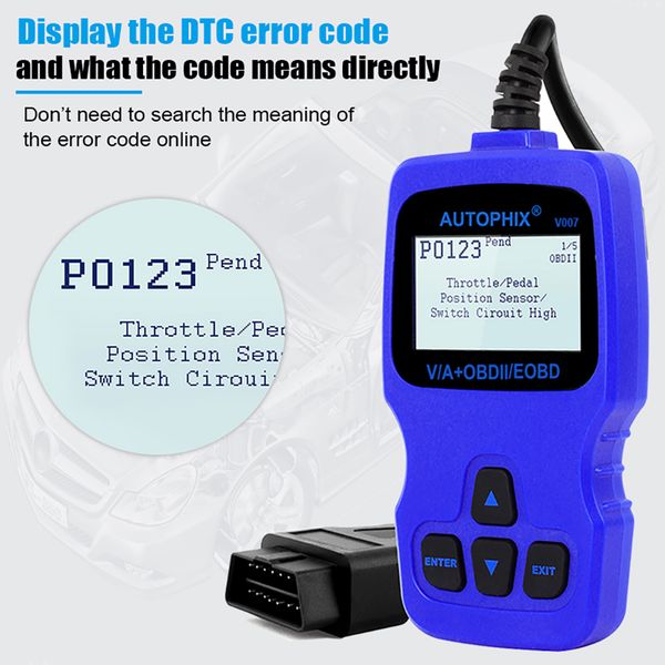 

auix v007 obd2 automotive scanner car diagnostic tool