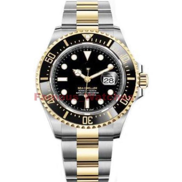 

luxury men watch sea-dweller ceramic bezel 44mm stanless steel 116660 automatic business casual mens designer wristwa240f, Slivery;brown