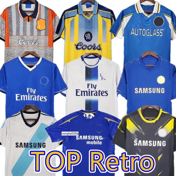 

cfc drogba 2011 torres retro soccer jersey lampard 11 12 13 final 96 97 99 82 85 87 89 90 football shirt vintage crespo classic 03 05 06, Black;yellow