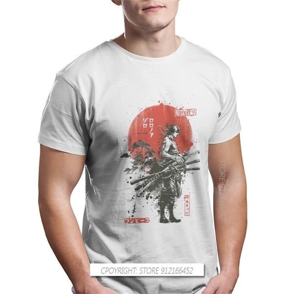 Monkey d Luffy Nami Sanji Anime T-Shirt für Männer Roronoa Zoro Soft Summer Casual Sweats T-Shirt Design Loose 220606