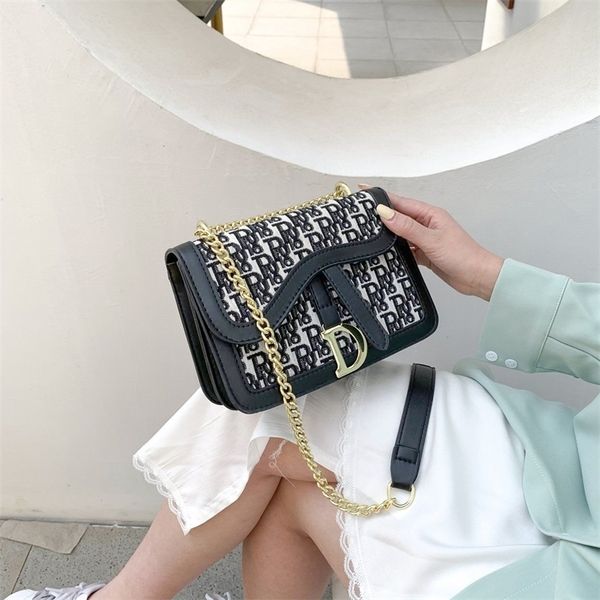 

women's new net red ins sen korean version wild one shoulder small square tote bag purses onlines