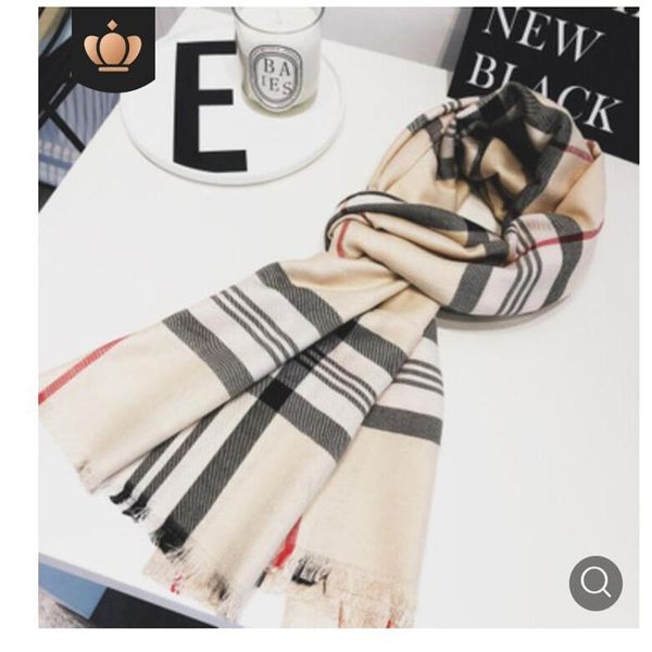 

with gift bag receipt tag scarfs for women winter mens scarf luxe pashmina warm fashion imitate wool cashmere scarves272d, Blue;gray