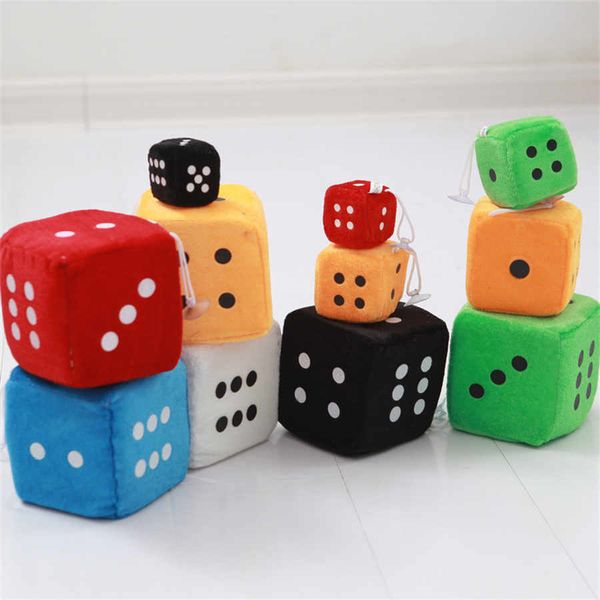 

short plush number dice educational aids side length10cm soft toys game props letter dice adsorbable stuffed toy