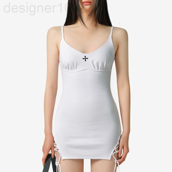 

casual dresses designer  smfk dark dance troupe cheongsam short skirt ruffian young same solid color with hip wrap suspender new style desn, Black;gray