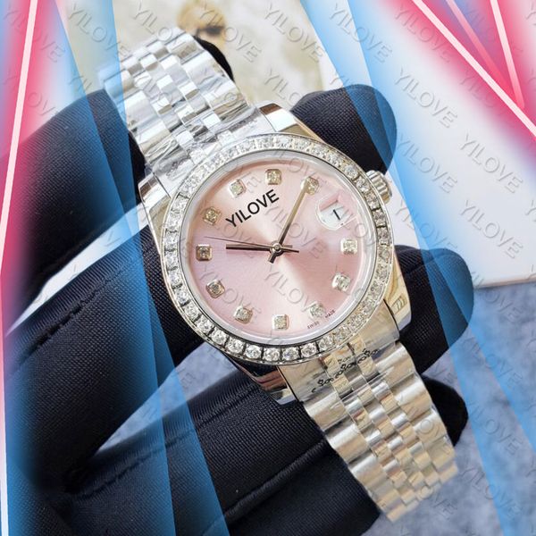 

fashion trend women automatic mechanical watch diamonds 31mm 904l stainless steel super luminous clock ladies classic wristwatch montre de l, Slivery;brown