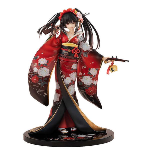 

huiya01 anime date a live tokisaki kurumi 23cm japanese clothes pvc action figure anime figure model collectible statue toy doll gifts q0722