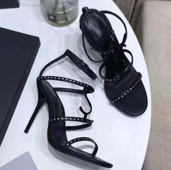 

classics women shoes heels sandals fashion beach thick bottom dress shoe alphabet lady sandal leather high heel lides by okgfr 24, Black