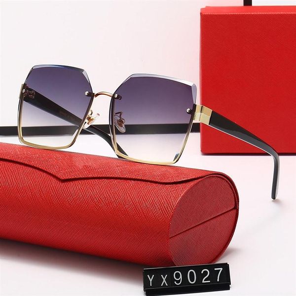 

designer sunglasses fashion summer beach glasses full frame letter rectangle design for man woman 4 optional 90277245i, White;black