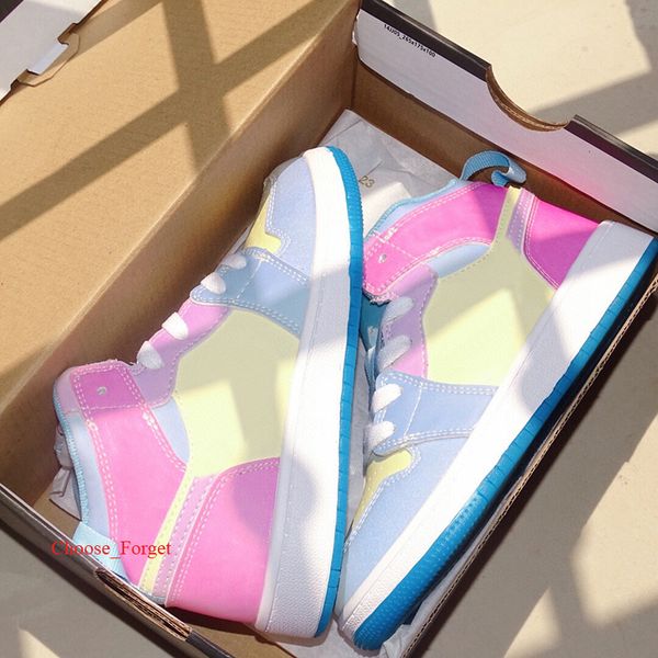 

toddler low 1s 1 uv reactive shoes sun cool discolor kids children boy girl youth sports skate sneaker size 22-37, Black