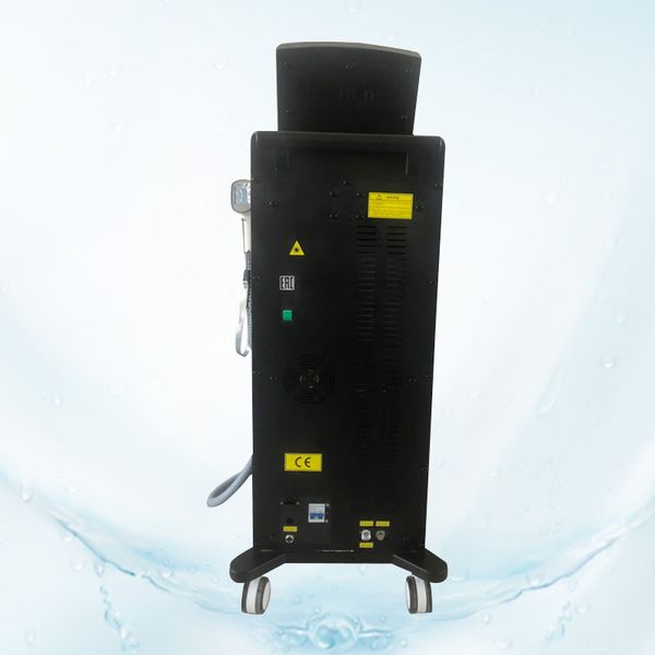 

new diode laser painless hair removal machine with three wavelength 808nm 755nm 1064nm, Black