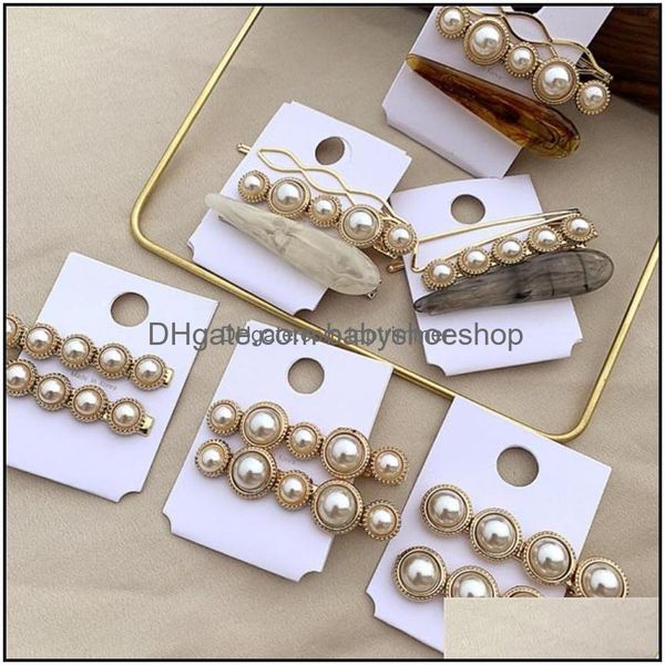 

fashion simple mori girl hair accessories hollow geometric bow elegant alloy bangs hairpin headdress drop delivery 2021 headband tools pro, Black;brown