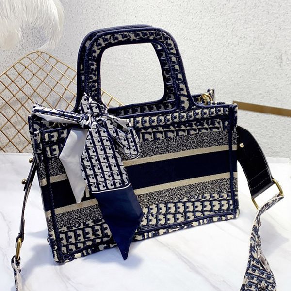 

fashion tote bag r handbag women shoulder bags crossbody wallet purse shopping pack letters embroidery clutch totes