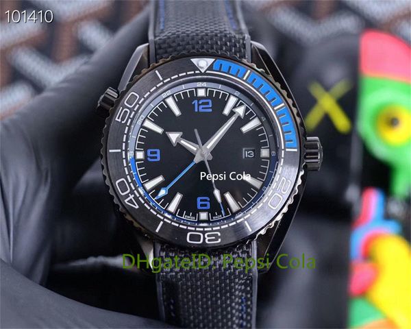 

men's watches 45.5mm 600m automatic mechanical watch 300m sea 316l vs factory made cal8900 movement sapphire fashion diving wristwatch-, Slivery;brown