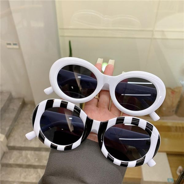

sunglasses kammpt women colorful stripe vintage zebra pattern sun glasses men brand designer eyewear female uv400, White;black