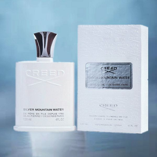 

buy famous solid perfume creed sliver mountain water for men cologne 120ml with long lasting time good smell free