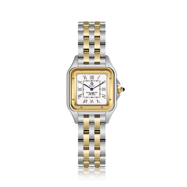 

2022 men's luxury watch couple ladies wsta0052 requin brand gold silver stainless steel case mechanical movement three needle c tank, Slivery;brown