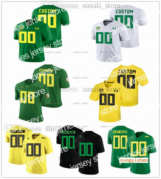 American College Football Wear Oregon Ducks NCAA College 26 Travis Dye Jerseys 7 CJ Verdell 2 Devon Williams 13 Alamo Bowl 12 Tyler Shoug