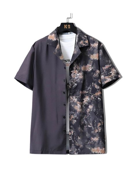 

men graphic print shirt without tee r4wr#, White;black