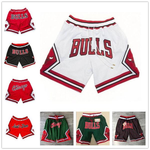 

chicago men shorts just don pocket basketball pants s-2xl2747, Black