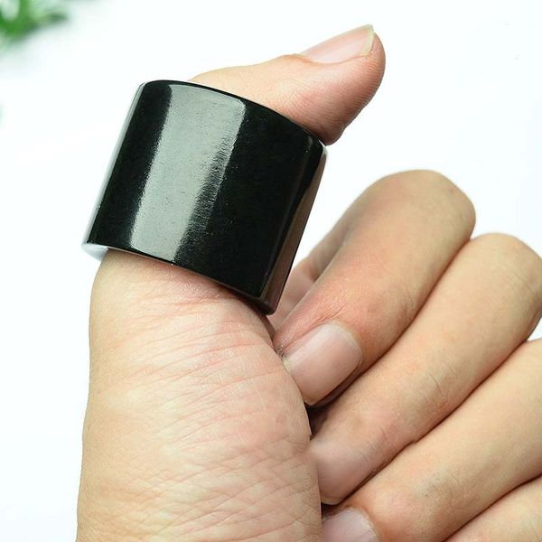 

natrual dark green jade rings thumb ring hetian jade rings jade jewelry, Silver