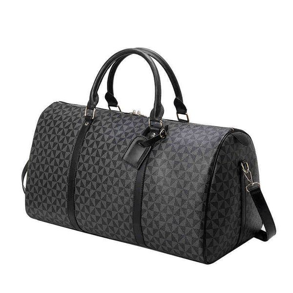 

men's travel duffel bag leather overnight weekend luggage carry large travel good for gym holidays 220630