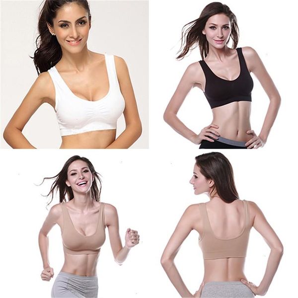 

women girls padded wireless seamless bra vest rimless bras plus size, Red;black