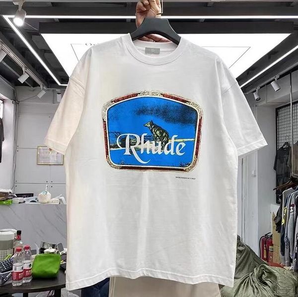 

men's plus tees print street oversize short sleeve t-shirt, Black;brown