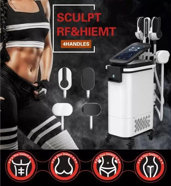 

powerful ems sculptor slmming machine shaping ems electromagnetic muscle stimulation fat burning hienmt sculpting beauty equipment 4 handles