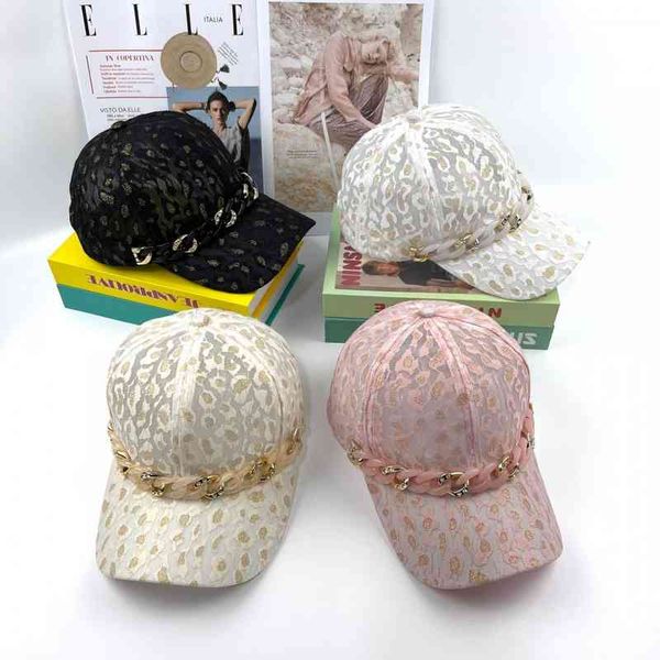

designer trucker straw cowboy hat man woman wo thin hollow chain duck tongue spring summer outdoor breathable sunshade trendy foreign style, Blue;gray