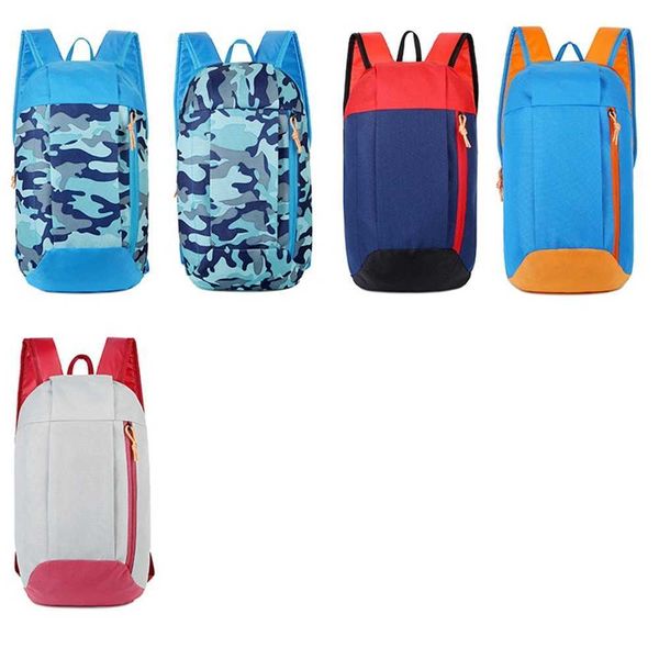 

tie dye student portable sports backpack patchwork casual travel outdoor climbing running high-capacity shoulders bags chest pack boys girls