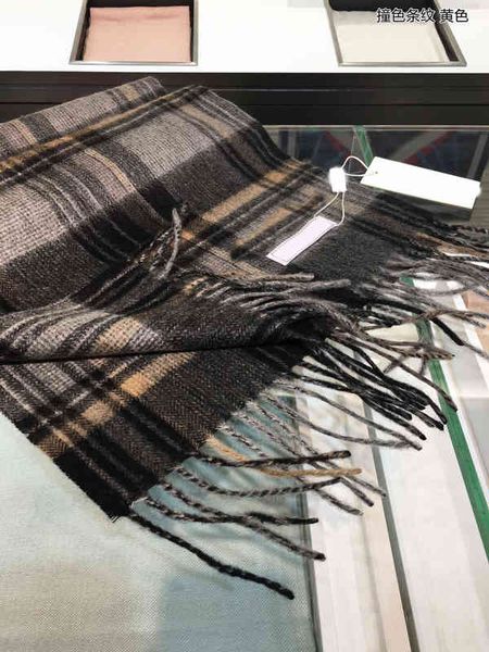 

scarves pure cashmere men's scarf warm in wter, versatile autumn and wter, british plaid thick middle-aged father's, Blue;gray