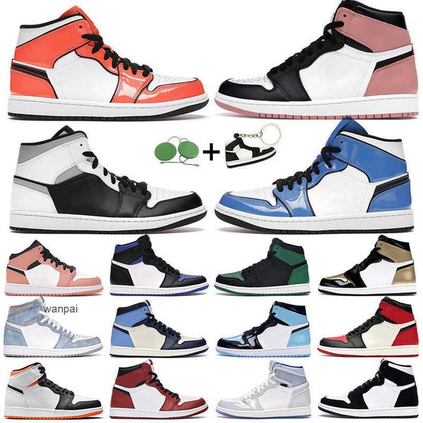 

men women basketball shoes 1s high og 1 electro orange shadow 2.0 hyper royal chicago light banned mid pine green mens trainers sports